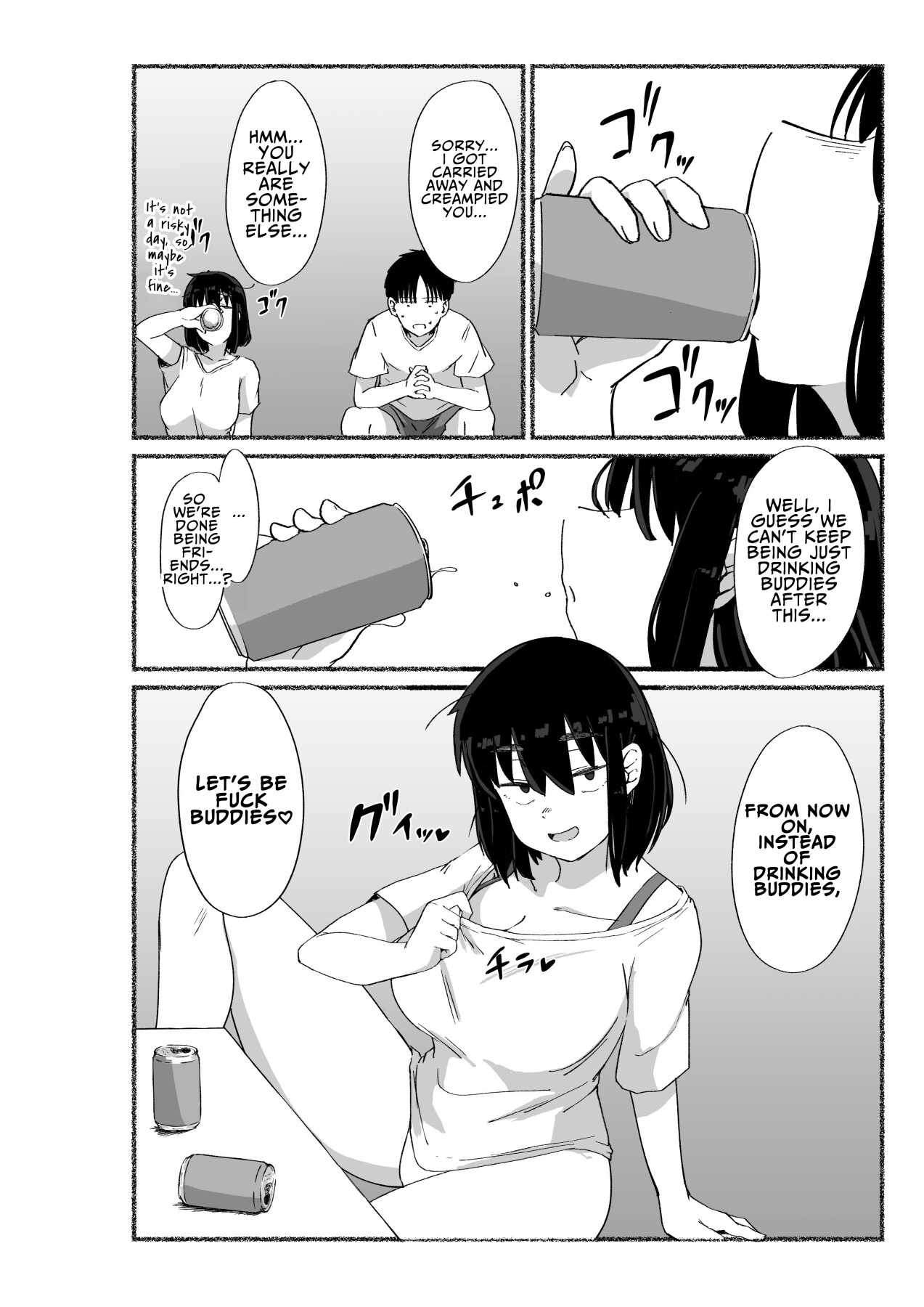Hentai Manga Comic-I Tried Cumming Inside My Slovenly Female Friend-Read-49